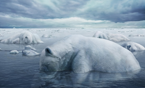 Creative global warming awarness poster design